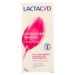 Lactacyd Wasemulsie gevoelige huid 200.00 Milliliter