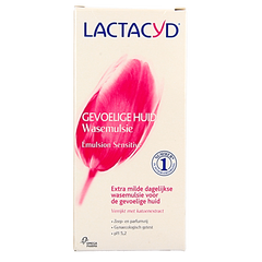 Lactacyd Wasemulsie gevoelige huid 200.00 Milliliter