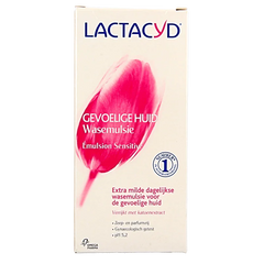 Lactacyd Wasemulsie gevoelige huid 200 Milliliter