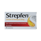 Strepfen Citroen & honing 8.00 Zuigtabletten