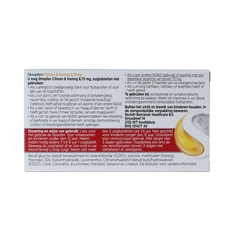 Strepfen Citroen & honing 8 Zuigtabletten