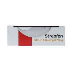 Strepfen Citroen & honing 8 Zuigtabletten