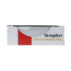 Strepfen Citroen & honing 8.00 Zuigtabletten