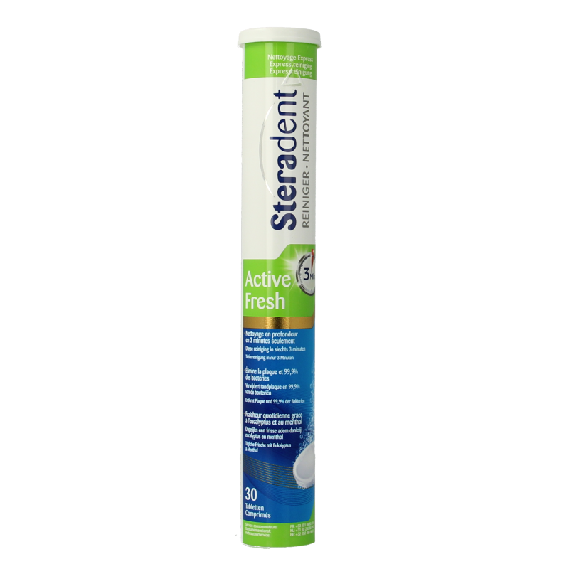 Steradent Active fresh 30 Stuks