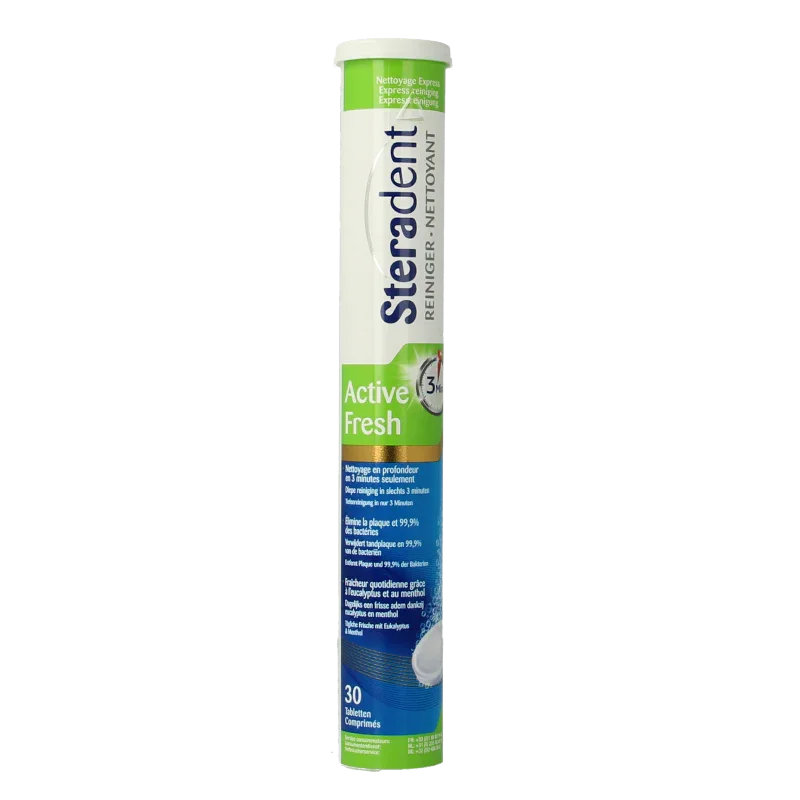 Steradent Active fresh 30 Stuks