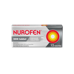 Nurofen Ibuprofen 200mg omhulde tabletten 12 Tabletten
