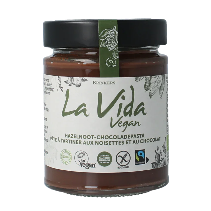 La Vida Hazelnootpasta bio 270.00 Gram