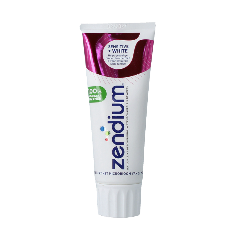 Zendium Tandpasta sensitive whitener 75.00 Milliliter