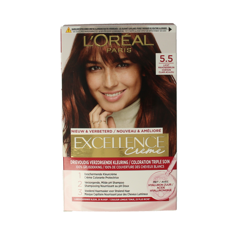 Excellence Excellence 5.5 licht mahoniebruin 1 Set