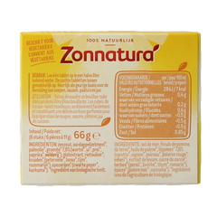 Zonnatura Groentebouillon tablet 11 gram bio 6 Stuks