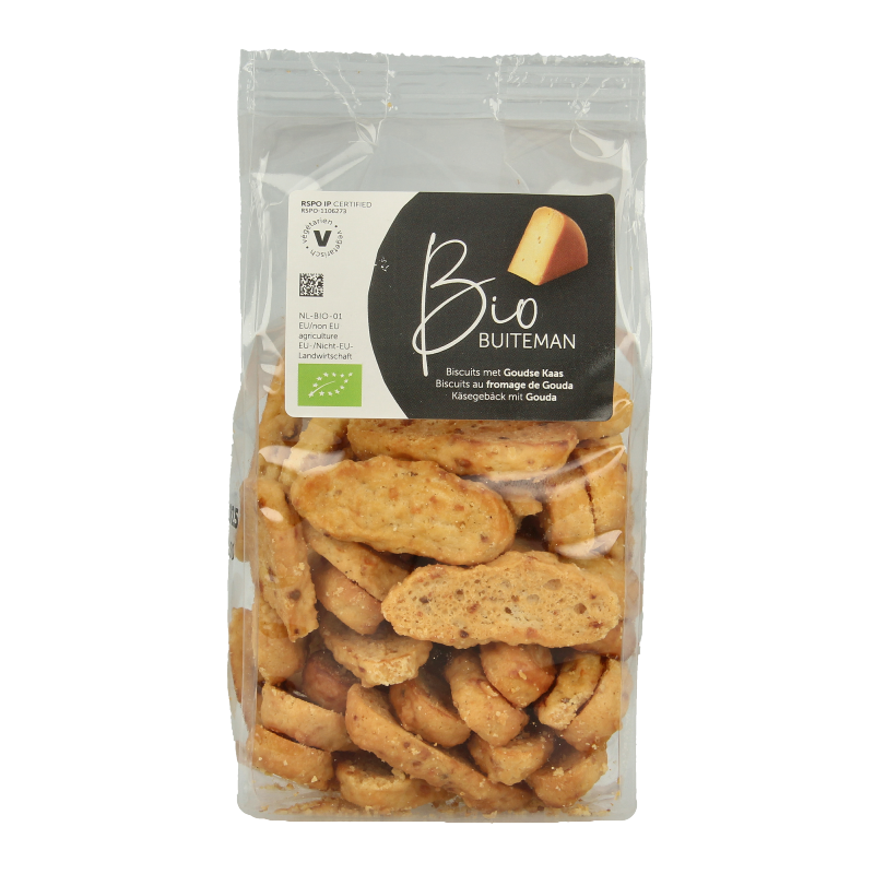 Buiteman Kaaskoekjes bio 125 Gram