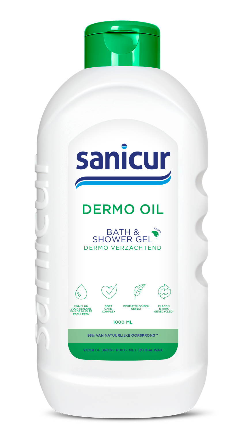 Sanicur Douchegel dermo olie 1 Liter