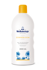 Melkmeisje Bad en douche zonnebloem/melk 2 Liter