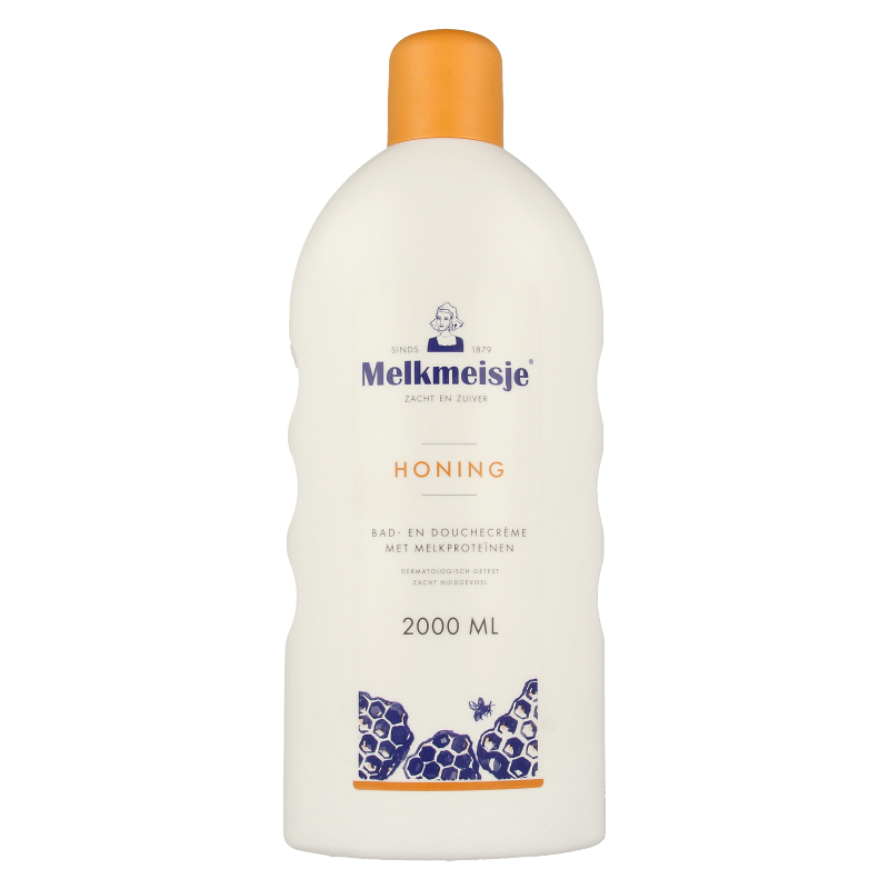 Melkmeisje Bad en douche honing 2 Liter