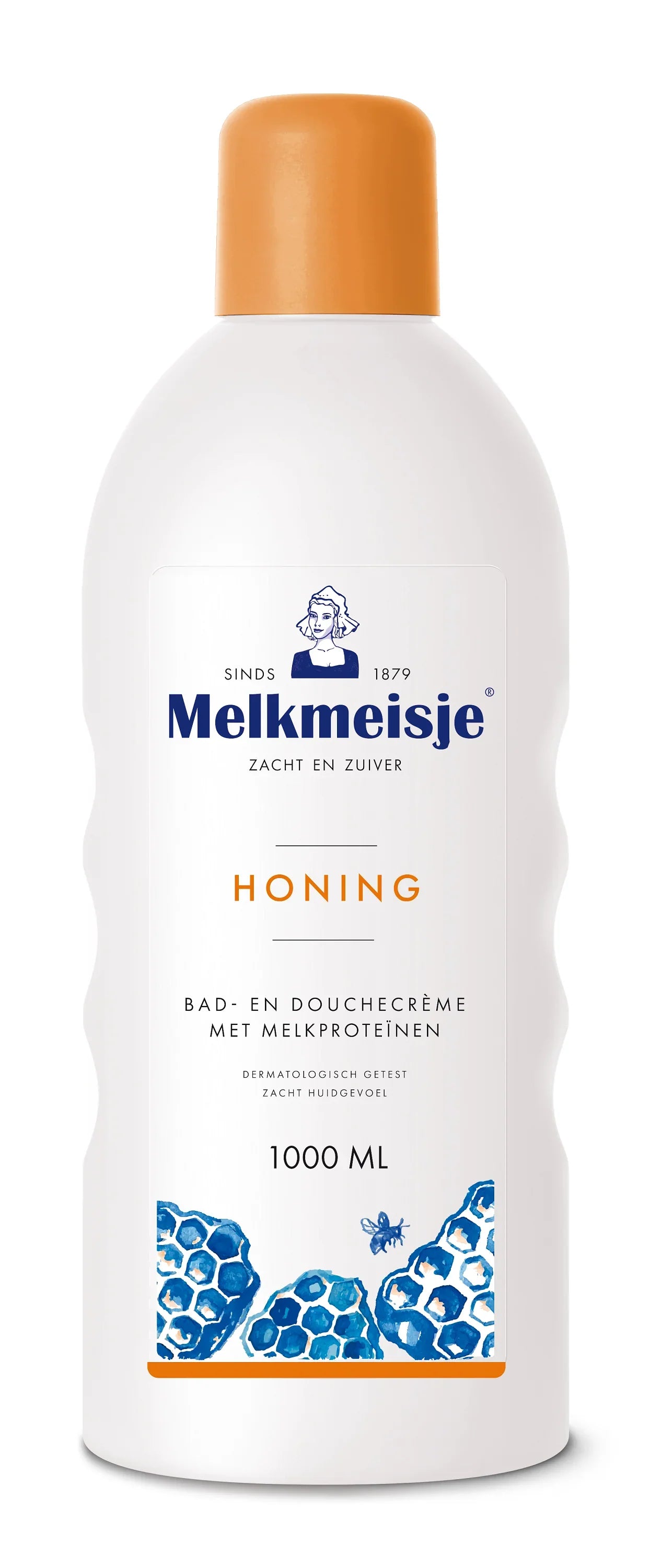 Melkmeisje Bad en douche honing 1 Liter