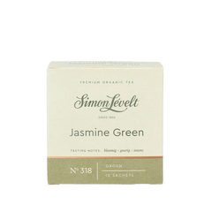 Simon Levelt Groene thee jasmijn bio 10.00 Zakjes