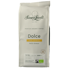 Simon Levelt Cafe organico dolce snelfilter bio 250.00 Gram