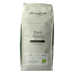 Simon Levelt Cafe N39 espresso dark roast bio 500.00 Gram