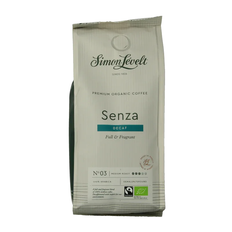 Simon Levelt Cafe organico senza decaf bio 250 Gram
