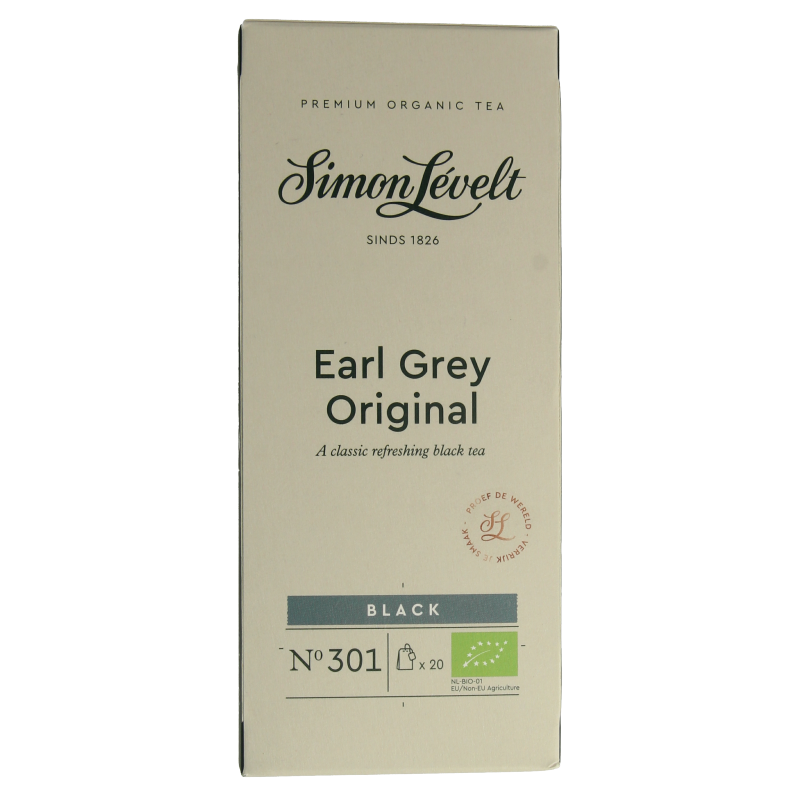 Simon Levelt Earl grey bio 20 Zakjes