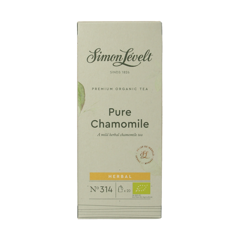 Simon Levelt Pure chamomile bio 20.00 Zakjes