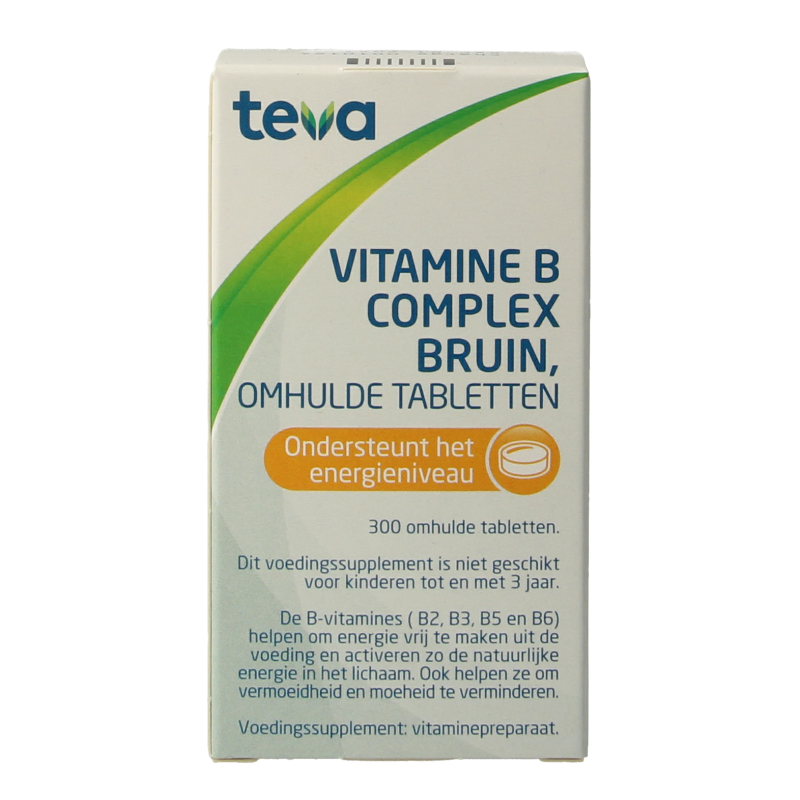 Teva Vitamine B complex bruin los 300 Tabletten