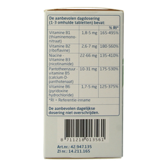 Teva Vitamine B complex bruin los 300 Tabletten
