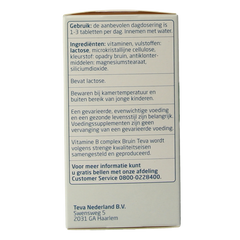 Teva Vitamine B complex bruin los 300 Tabletten