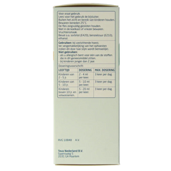 Teva Broomhexine HCL 4mg/ml = 0.8 mg 150 Milliliter