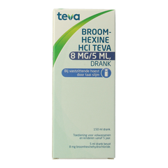 Teva Broomhexine HCL 8mg / 5ml 150.00 Milliliter