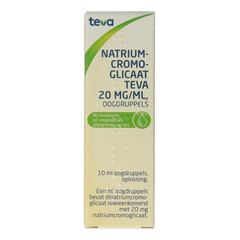 Teva Natriumcromoglicaat 20mg oogdruppels 10.00 Milliliter