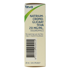 Teva Natriumcromoglicaat 20mg oogdruppels 10.00 Milliliter