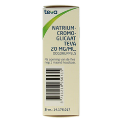 Teva Natriumcromoglicaat 20mg oogdruppels 10 Milliliter