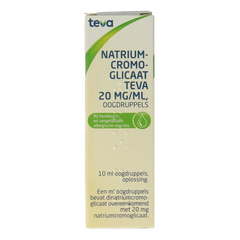 Teva Natriumcromoglicaat 20mg oogdruppels 10 Milliliter