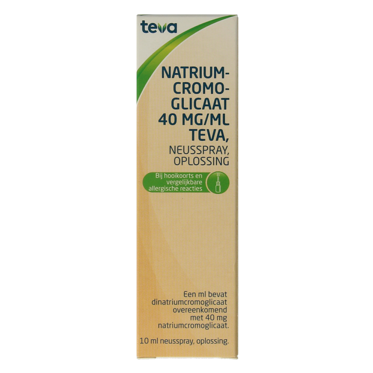 Teva Natriumcromoglicaat 40mg neusspray 10.00 Milliliter