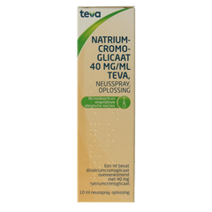 Teva Natriumcromoglicaat 40mg neusspray 10.00 Milliliter