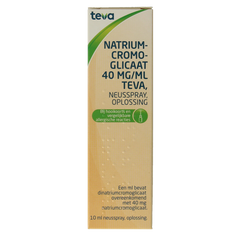 Teva Natriumcromoglicaat 40mg neusspray 10 Milliliter