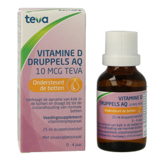 Teva Vitamine D AQ druppels 10 mcg 25 Milliliter