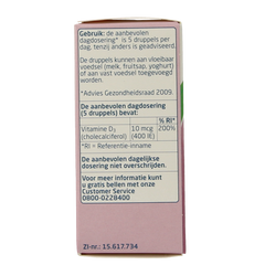 Teva Vitamine D AQ druppels 10 mcg 25 Milliliter