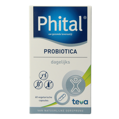 Phital Probiotica daily 60 Vegetarische capsules