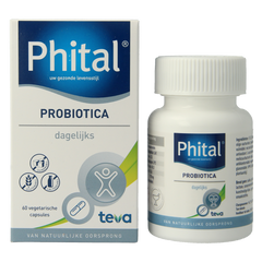 Phital Probiotica daily 60 Vegetarische capsules