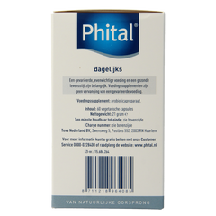 Phital Probiotica daily 60 Vegetarische capsules
