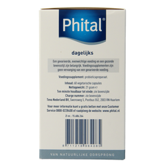 Phital Probiotica dagelijks 60.00 Vegetarische capsules