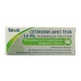 Teva Cetirizine diHCl 10mg 7 Tabletten