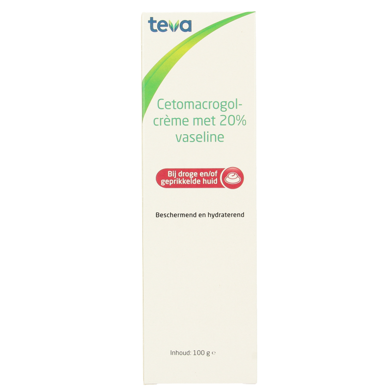 Teva Cetomacrogolcreme 20% vaseline 100 Gram