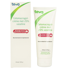 Teva Cetomacrogolcreme 20% vaseline 100 Gram