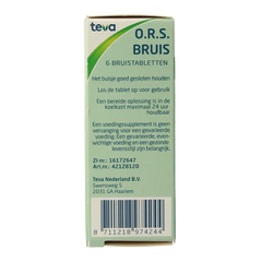 Teva ORS Bruis 6 Tabletten
