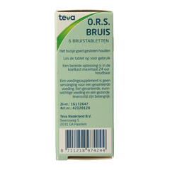 Teva ORS Bruis 6 Tabletten