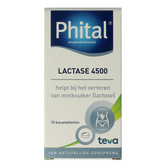 Phital Lactase 4500 50 Kauwtabletten