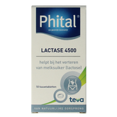 Phital Lactase 4500 50 Kauwtabletten